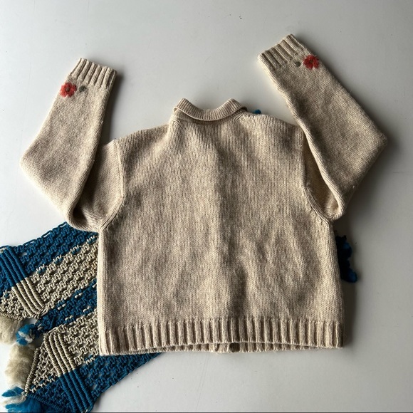 Ann Taylor Cream Floral Cardigan - Picture 7 of 14